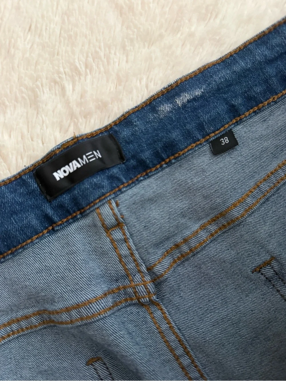 Men’s Distressed Jeans, Nova Men, Size 38